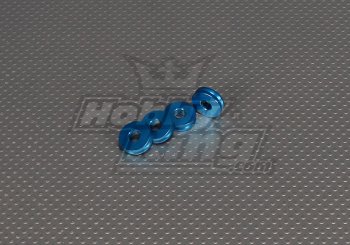 (image for) CNC Inch Standoff 5mm (M6,1/4 20) Blue