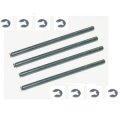 (image for) FTX Sidewinder Suspension Arm Hinge Pins 3 X 52.2mm & e-clips