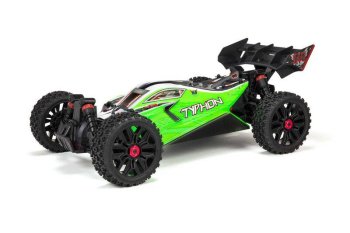 (image for) ARRMA TYPHON 4X4 V3 MEGA 550 1/8 Brushed Buggy RTR, Green
