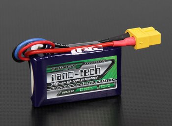 (image for) Turnigy nano-tech 350mah 2S 65~130C Lipo Pack