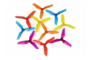 (image for) 1 Pair DYS 5042 5 Inch 3 Blade Propeller Triblade Bullnose Prop