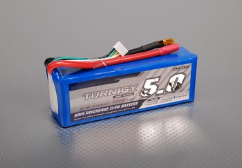 (image for) Turnigy 5000mAh 4S 40C Lipo Battery Pack