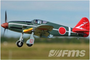 (image for) FMS Kawasaki Ki-61 Hien 'Tony' 980mm ARTF Warbird - High Speed