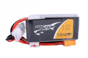 (image for) Tattu 1050mAh 14.8V 75C 4S1P Lipo Battery Pack