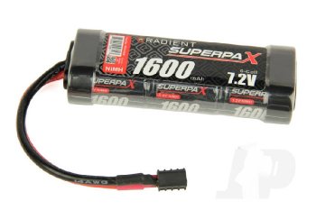 (image for) NiMH Battery 7.2V 1600mAh 2/3A Stick, HCT
