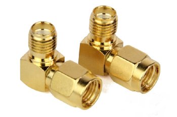 (image for) RP-SMA to SMA 90 Degree Adapter (2pcs)