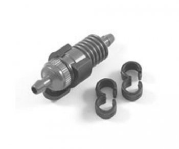 (image for) FASTRAX GREY FUEL FILTER W/MOUNT & FUEL TUBE CLIPS