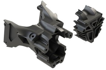 (image for) ARRMA FRONT BULKHEAD SET NERO