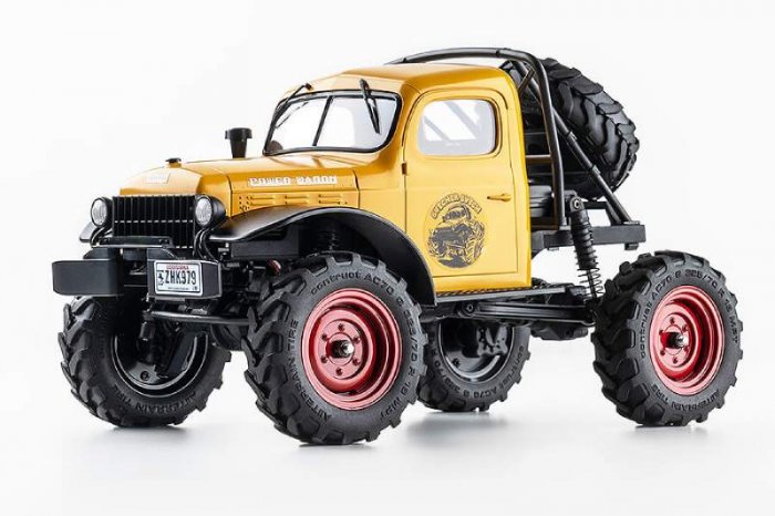 (image for) FMS FCX 1/24 Power Wagon Scaler RTR RC Crawler - Yellow