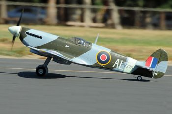 (image for) FMS WWII Spitfire, Electric ARTF RC Aircraft (Retract Landing Ge