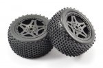 FTX SURGE REAR BUGGY MOUNTED WHEELS/TYRES (PR) (image for) FTX SURGE REAR BUGGY MOUNTED WHEELS/TYRES (PR)