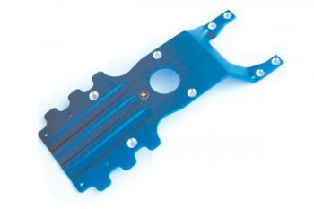 (image for) Fastrax Aluminium Front Skid Plate w/ Steering Mount for the Ass