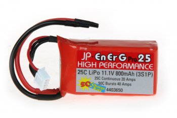 (image for) ENERG-PRO 25C LIPO BATTERY 800mah 3S1P 5C CHARGE (XH)