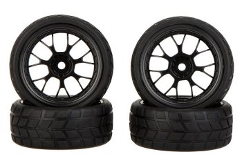 (image for) High Performance 1/10 Rally Car Wheel Rim and Tire