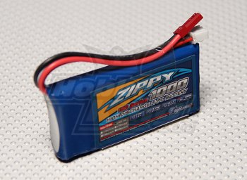 (image for) Zippy Flightmax 1000mAh 2S1P 15C LiPo Battery