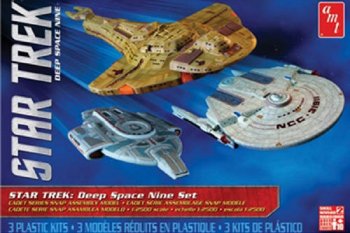 (image for) 1:2500 Star Trek Cadet Series Deep Space 9 - 3 ship set