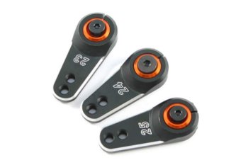 (image for) FASTRAX 23T BLACK ALUMINIUM SERVO HORN (KO/SANWA)