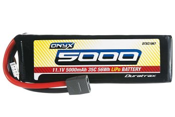(image for) Onyx LiPo Batteries 11.1V 5000mAh Star-Plug 35C 3S Soft Case