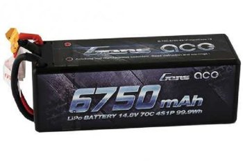 (image for) Gens ace 6750mAh 14.8V 70C 4S1P HardCase Lipo Battery