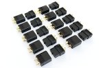 ETRONIX XT-60 CONNECTOR (MALE/FEMALE) 10 PCK BLACK (image for) ETRONIX XT-60 CONNECTOR (MALE/FEMALE) 10 PCK BLACK