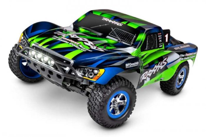 (image for) Traxxas Slash TQ 2.4GHz LED lights (incl. battery/charger) Green