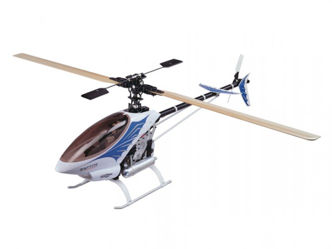 (image for) Raptor 60 V2 ARF RC HELICOPTER, GLOW/NITRO