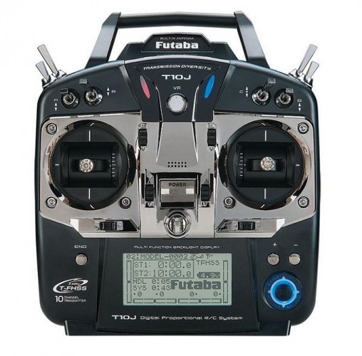 (image for) Futaba T10J 10ch Combo 2.4G T-FHSS/S-FHSS (N-Tx) M2 R3008SB