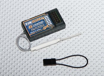 (image for) HobbyKing HK6DF 6 Channel 2.4ghz Channel Receiver