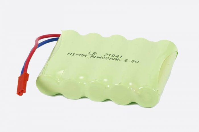 (image for) HUINA BATTERY CY1510/1520/1530/1540 6V 400MAH NIMH RED JST PLUG