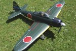 (image for) FMS Mitsubishi A6M Zero 1400 Series ARTF Electric RC Airplane/Wa