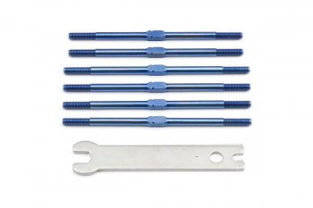 (image for) Team Associated T4/SC10 Factory Team Titanium Turnbuckle Set