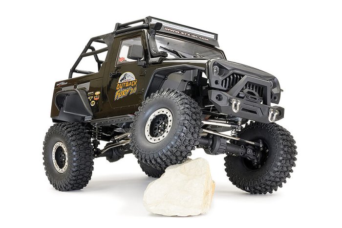 (image for) FTX OUTBACK FURY 2.0 4X4 RTR RC TRAIL CRAWLER - BALCK