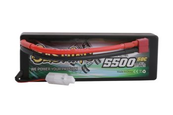 (image for) Gens ace Bashing 5500mAh 7.4V 2S1P 50C car Lipo Battery Pack