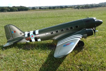 (image for) Top Gun Park Flite Douglas C-47 Dakota RTF Electric Warbird with