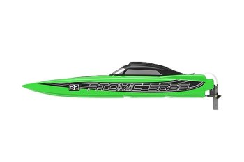 (image for) VOLANTEX ATOMIC SR85 BRUSHLESS BOAT (NO BATT)- GREEN