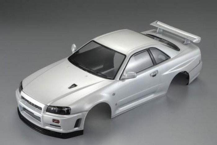 (image for) KILLERBODY NISSAN SKYLINE R34 195MM FINISHED BODYSHELL-WHITE