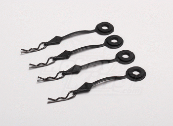 (image for) Rubber Body Clip Holder for 1/4, 1/5 & 1/8 Cars (4pcs)