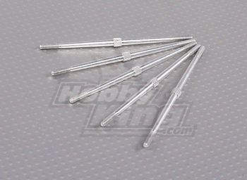 (image for) Adjustable Alu Tie Rod Set - M3 x L90 mm (5pc)
