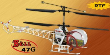 (image for) Bell 47G RC Electric Elicopter
