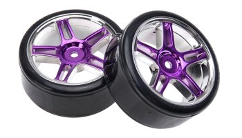 (image for) 1:10 High performance anti-skid drift tires (Purple)
