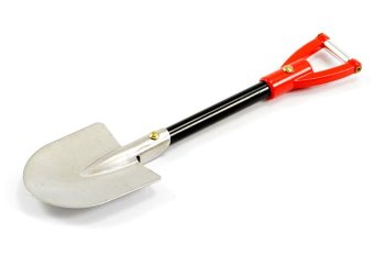 (image for) FASTRAX RED HANDLE METAL SPADE SHOVEL
