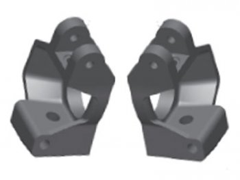 (image for) FTX Front C Hub Set (2) - Punisher/Destroyer