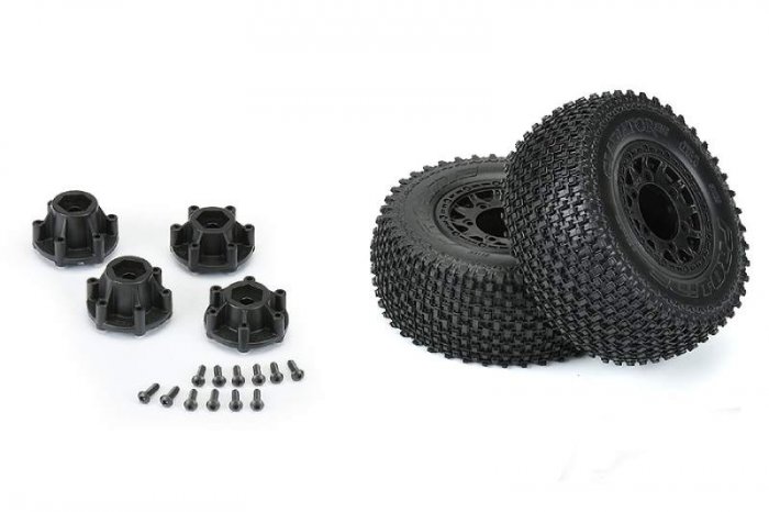 (image for) PROLINE GLADIATOR SC 2.2/3.0 M3 TYRES RAID 6X30 WHEELS BK