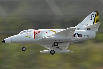 (image for) FMS A4 Skyhawk 64mm Ducted Fan Electric Foam RTF Jet with 2.4ghz