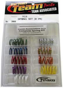 (image for) TC3/NITRO TC3 SPRING SET (9 RATES)