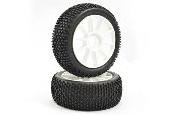 (image for) Fastrax 1/8th Buggy Premounted 'H Tread' Tyres