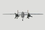 (image for) FMS B25 Bomber 1400 Series ARTF Electric Warbird with Retracts -