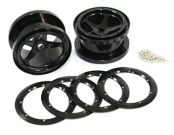 (image for) FASTRAX AXIAL 5 SPOKE 2.2 ALLOY BEADLOCK WHEELS (WRAITH)