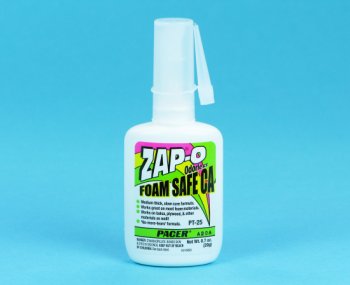 (image for) ZAP-ODOURLESS FOAM-SAFE CA+ 0.7oz PT25