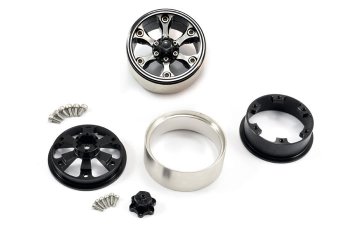 (image for) FASTRAX 1.9" HEAVY DUTY 6-SPOKE ALLOY BEADLOCK WHEELS (X2)
